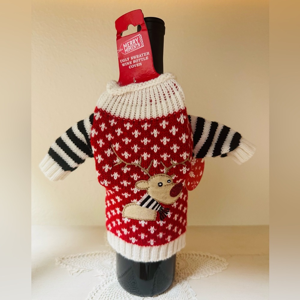 Wine Bottle Sweater